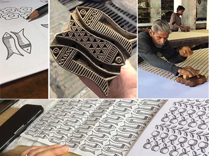 Block Print Handkerchiefs