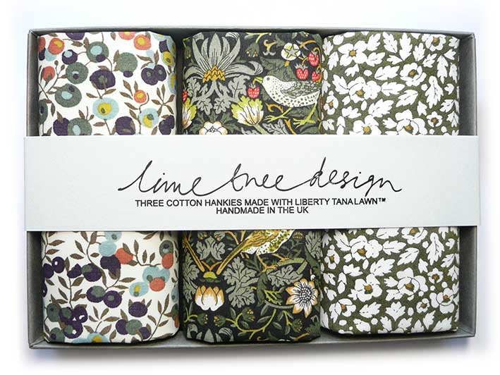 Liberty Handkerchiefs - Greengage