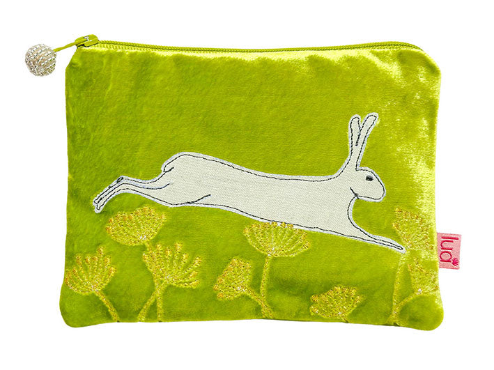 Purse - Velvet Leaping Hare