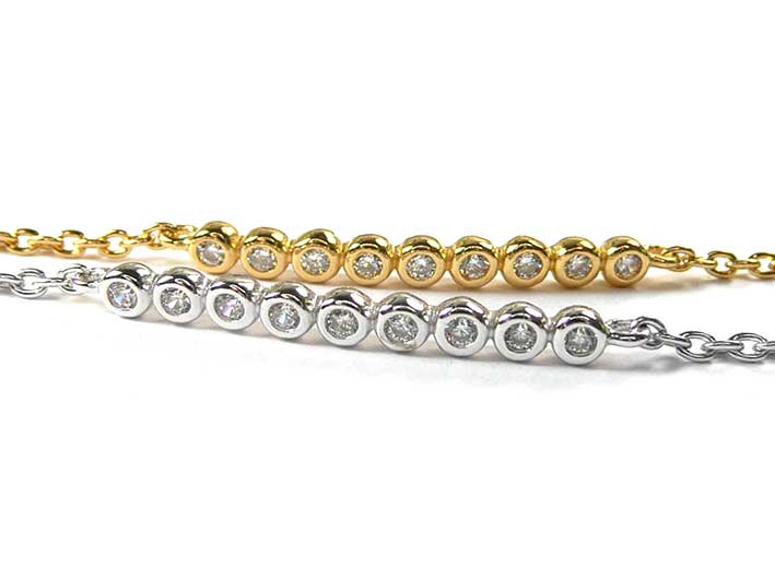 Silver Bracelet Dainty Sparkle