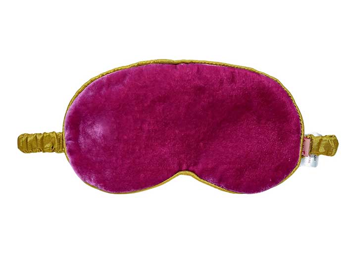Velvet Eye Mask - Pink