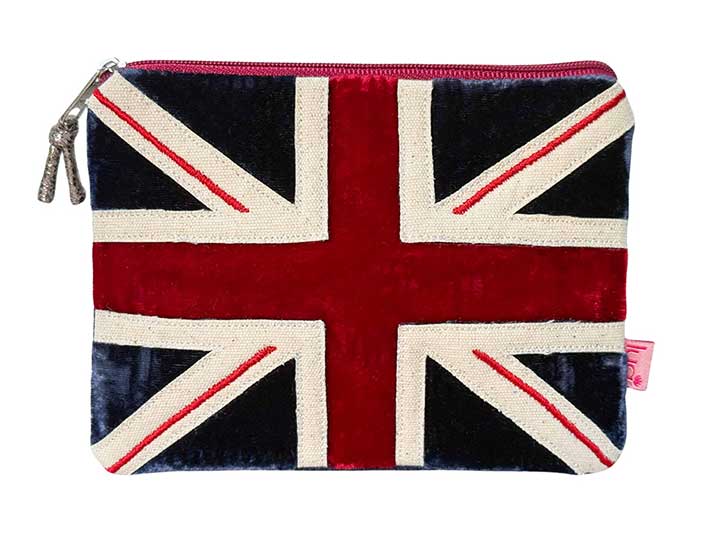 Velvet Purse - Union Flag Medium