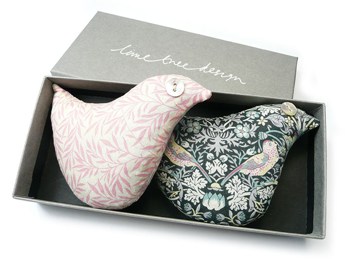 Liberty Lavender Birds Fly The Nest Indigo Silver