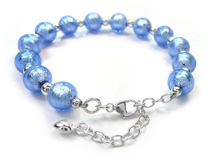 Murano Glass Bracelet - Sapphire