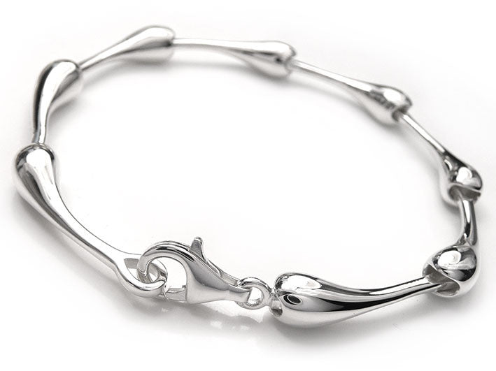 Silver Bracelet - Dew Drops