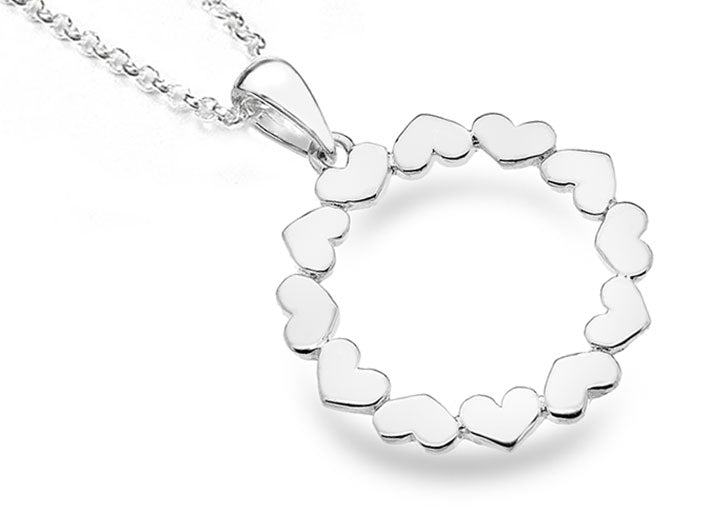 Silver Pendant - Circle Of Love