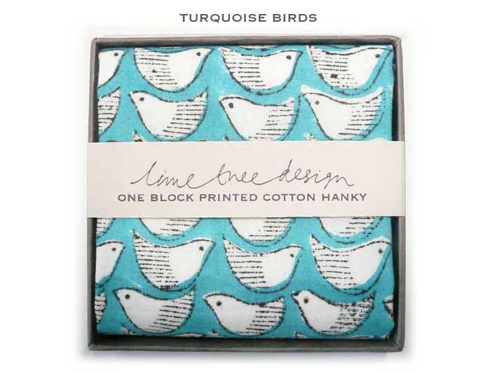 Block Print Handkerchiefs - Singles
