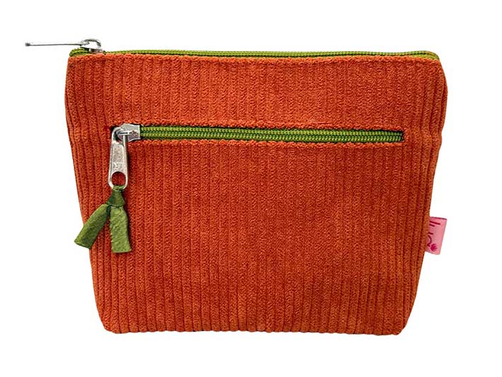 Cord Purse - Dark Orange
