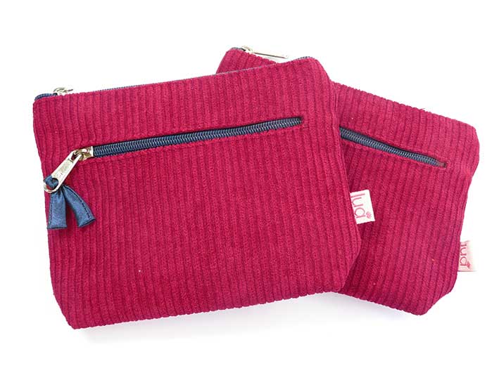 Cord Purse - Red
