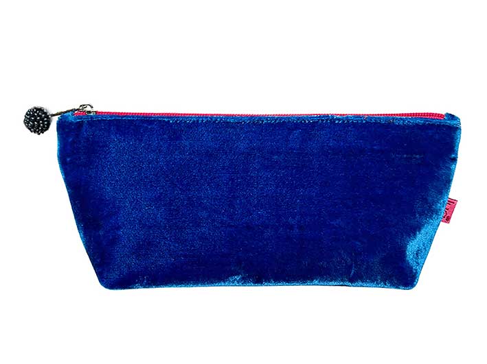 Cosmetic Bag - Velvet Cobalt