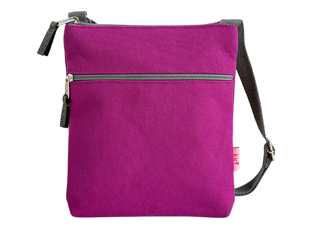 Cross Body Bag - Cerise Canvas