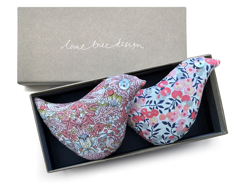 Liberty Lavender Birds - Pink Flamingo