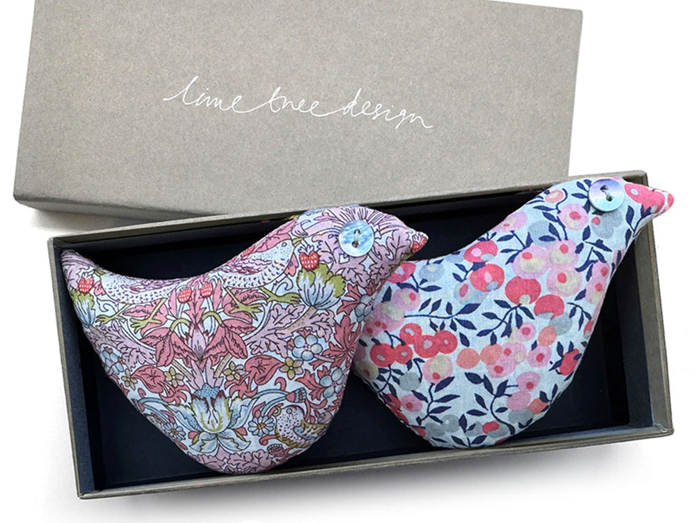 Liberty Lavender Birds - Pink Flamingo