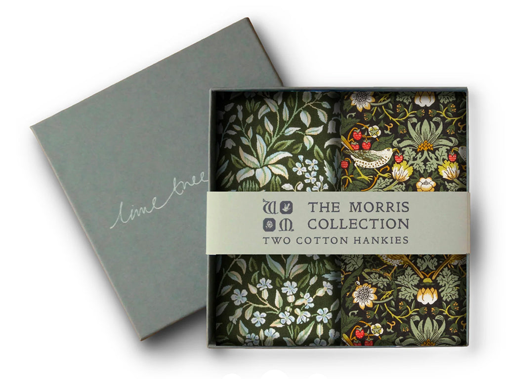 Morris Collection Handkerchiefs - Bluebell Tapestry