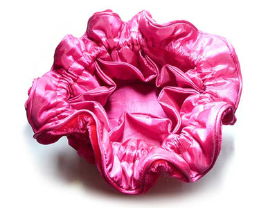 Jewellery Pouch - Hot Pink Velvet
