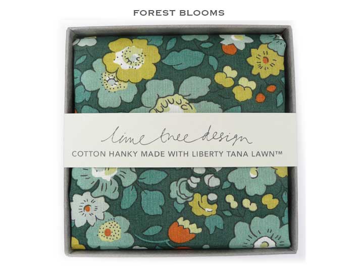 Liberty Handkerchiefs - Singles - Greens