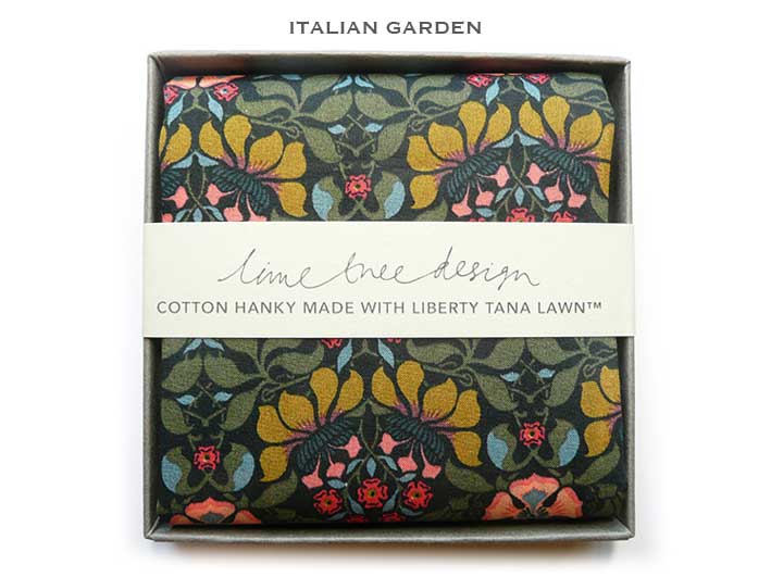 Liberty Handkerchiefs - Singles - Greens