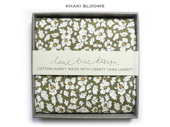 Liberty Handkerchiefs - Singles - Greens