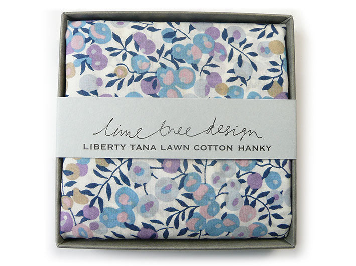 Liberty Handkerchiefs - Mauve Berries