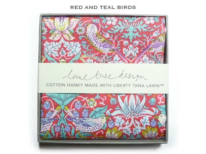 Liberty Handkerchiefs - Singles - Reds