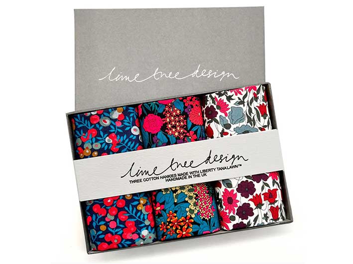 Liberty Handkerchiefs - Sangria