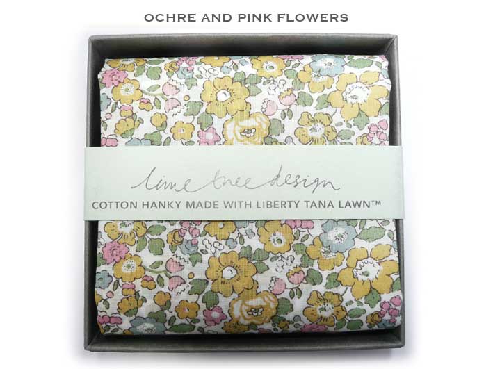 Ochre and Pink Flowers
