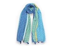 Lightweight Scarf - Peacock Garden