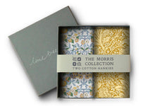 Box of The Morris Collection cotton hankies with floral patterns