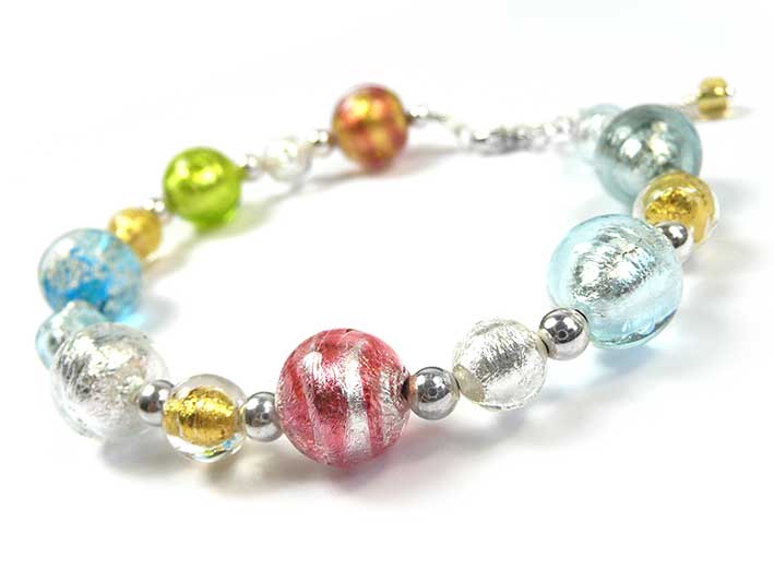 Murano Glass Bracelet - Confetti