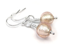 Murano Glass Earrings - Champagne