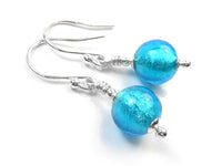 Murano Glass Earrings - Turquoise