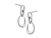 Silver Earrings - Organic Ovals