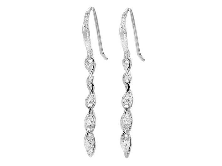 Silver Earrings - Riptide