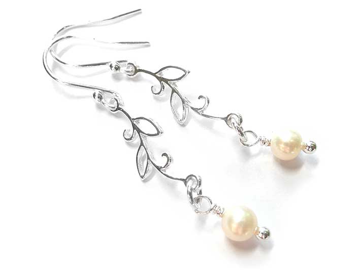 Freshwater Pearl Earrings - Sprig