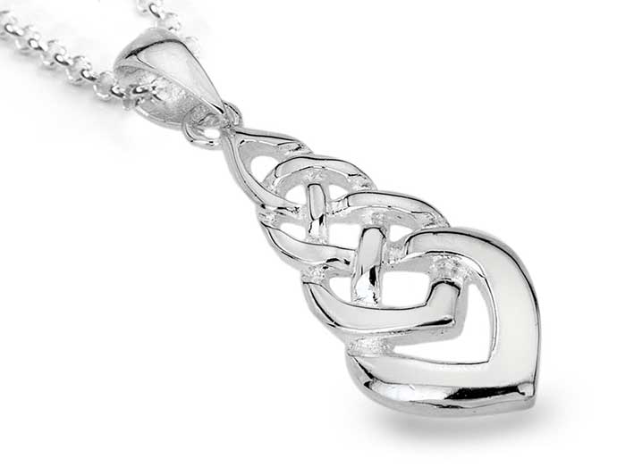 Silver Pendant - Celtic Woven Knot