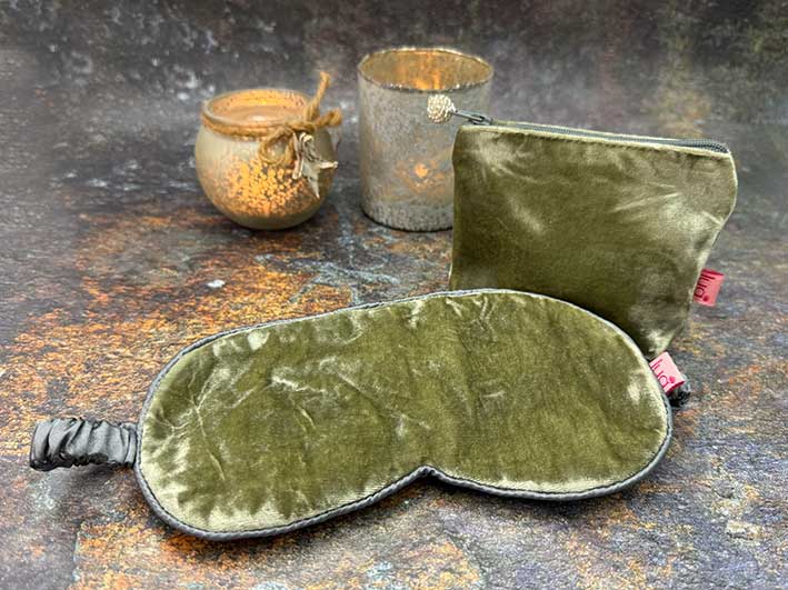 Velvet Eye Mask - Dulcet Green