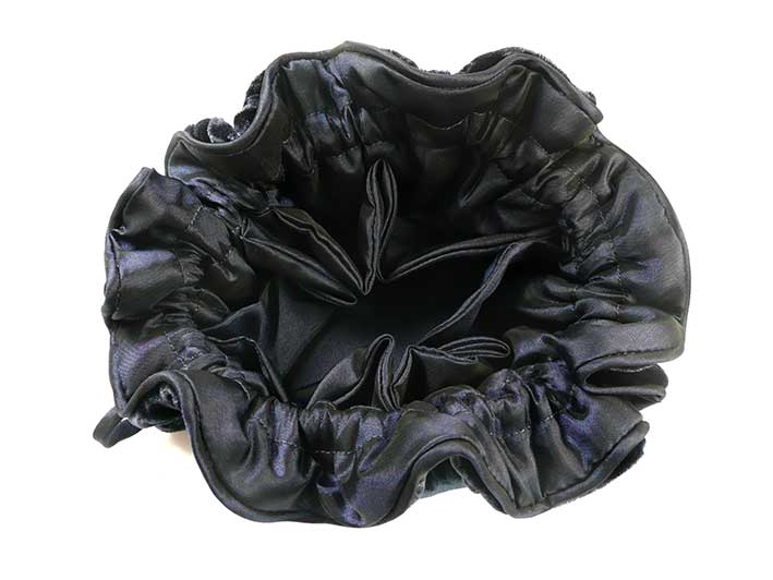 Velvet Jewellery Pouch - Navy