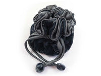 Velvet Jewellery Pouch - Steel Blue