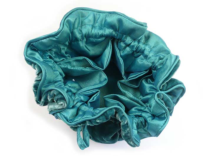 Velvet Jewellery Pouch - Teal