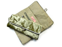 Velvet Jewellery Roll - Dulcet Green