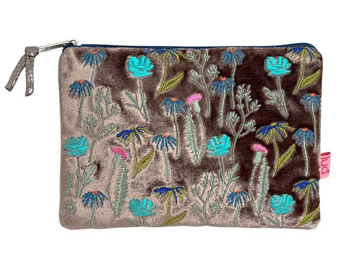 Velvet Purse - Meadow Medium