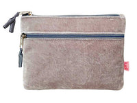 Velvet Purse - Pale Mink