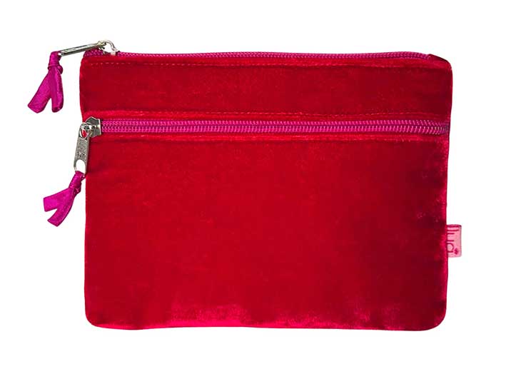 Velvet Purse - Red