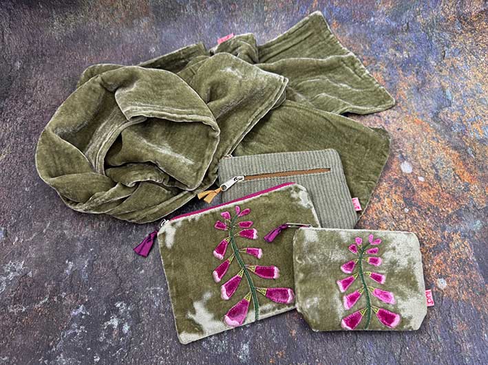 Velvet Scarf - Fennel