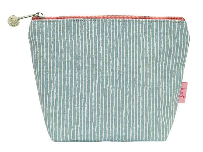 Cosmetic Bag - Grey Stripe