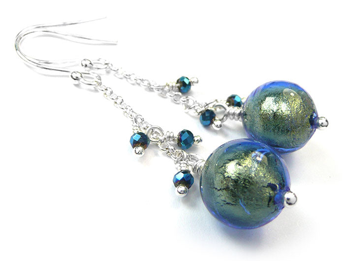 Murano Glass Bella Earrings - Bluino