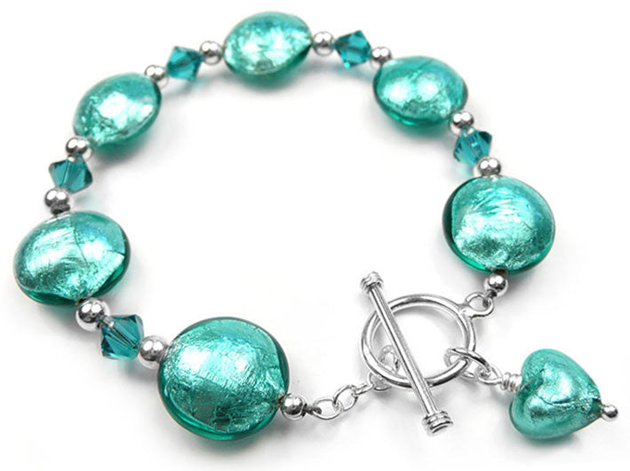 Murano Glass Bracelet - Jade