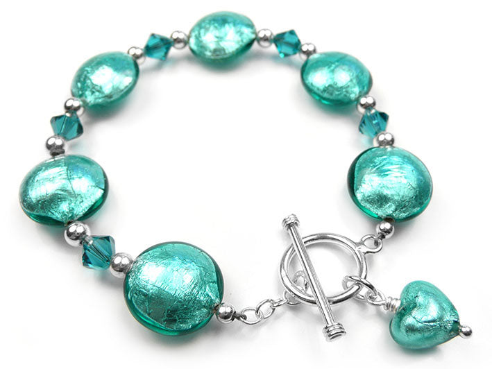 Murano Glass Bracelet - Jade