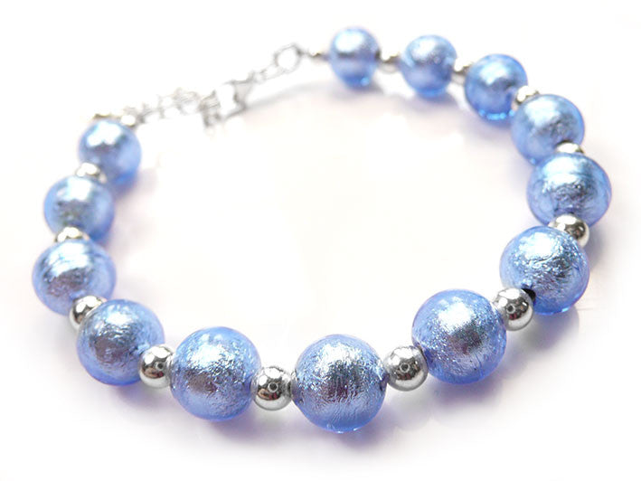 Murano Glass Bracelet - Sapphire