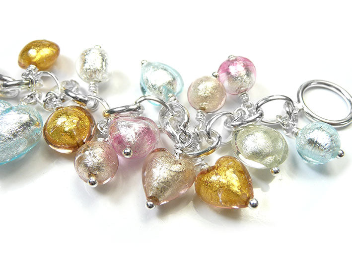 Murano Glass Bracelet - Sherbet